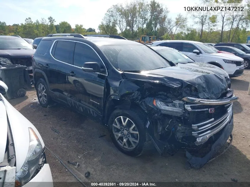 2023 GMC Acadia Awd Slt VIN: 1GKKNUL4XPZ147212 Lot: 40392881