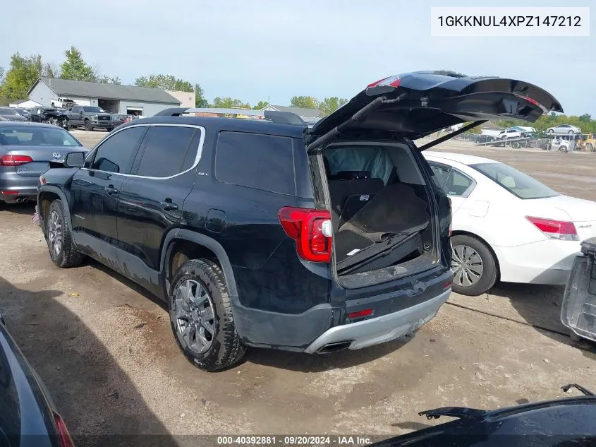 2023 GMC Acadia Awd Slt VIN: 1GKKNUL4XPZ147212 Lot: 40392881