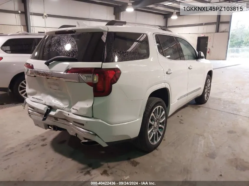 2023 GMC Acadia Awd Denali VIN: 1GKKNXL45PZ103815 Lot: 40422436