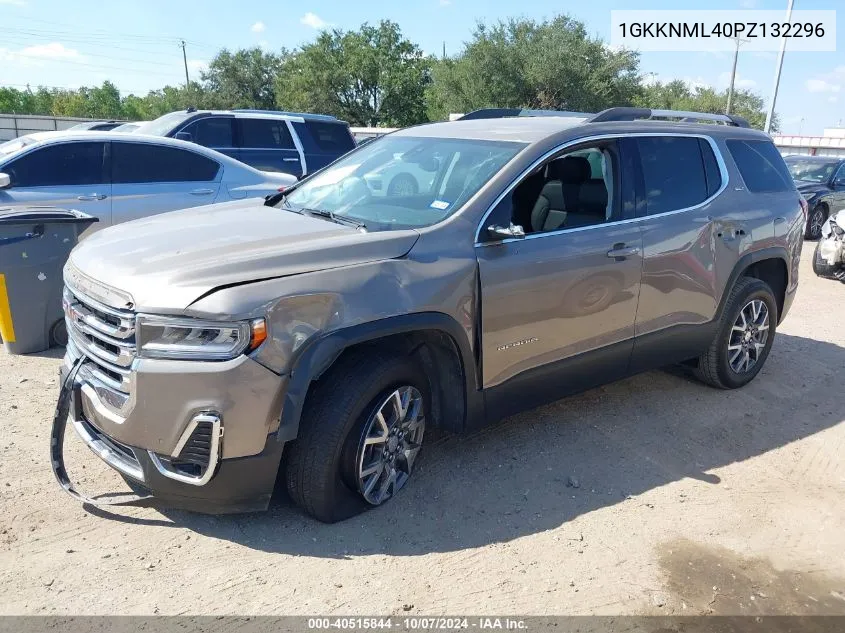 2023 GMC Acadia Fwd Slt VIN: 1GKKNML40PZ132296 Lot: 40515844