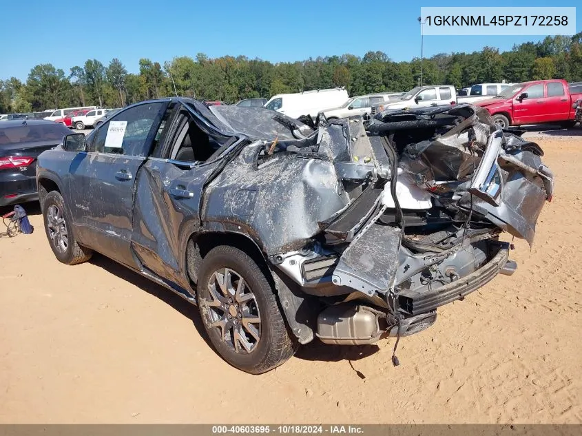 2023 GMC Acadia Fwd Slt VIN: 1GKKNML45PZ172258 Lot: 40603695