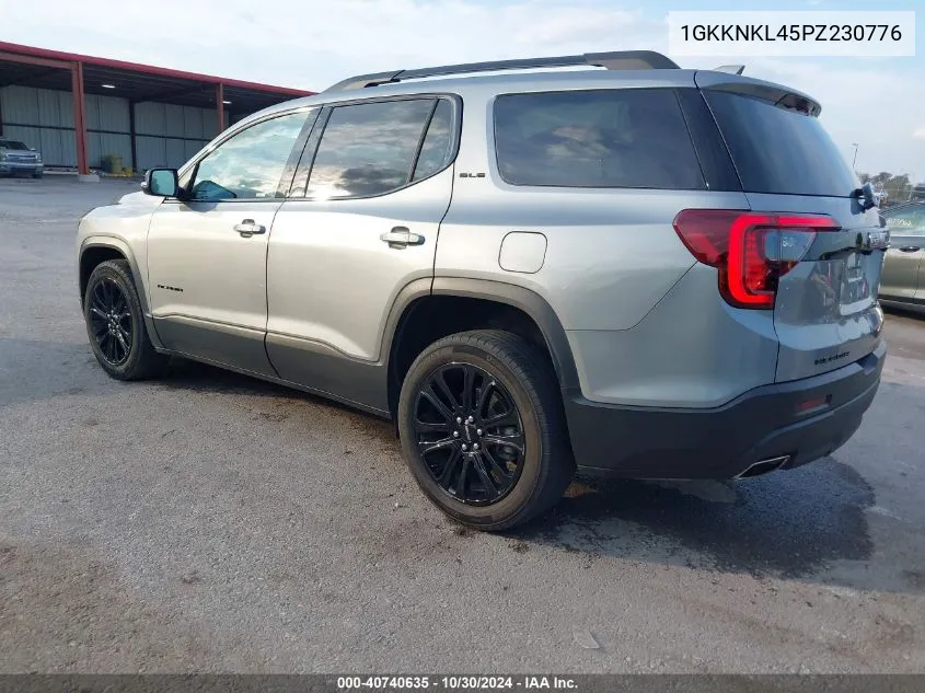 2023 GMC Acadia Fwd Sle VIN: 1GKKNKL45PZ230776 Lot: 40740635