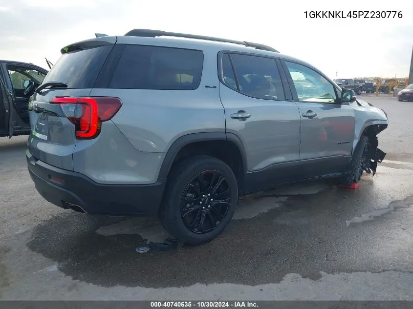 2023 GMC Acadia Fwd Sle VIN: 1GKKNKL45PZ230776 Lot: 40740635