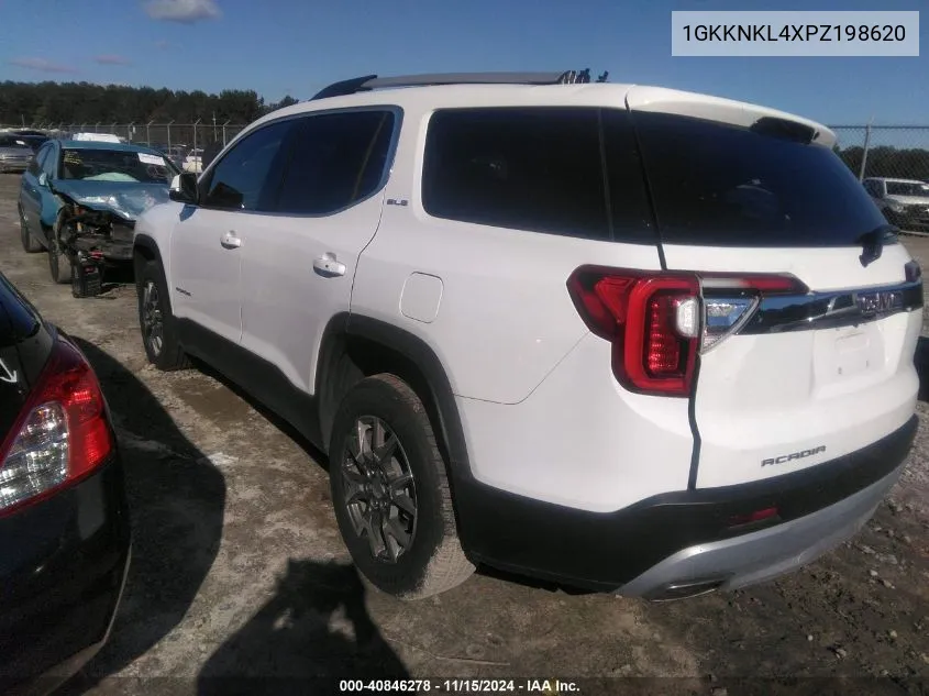 2023 GMC Acadia Fwd Sle VIN: 1GKKNKL4XPZ198620 Lot: 40846278