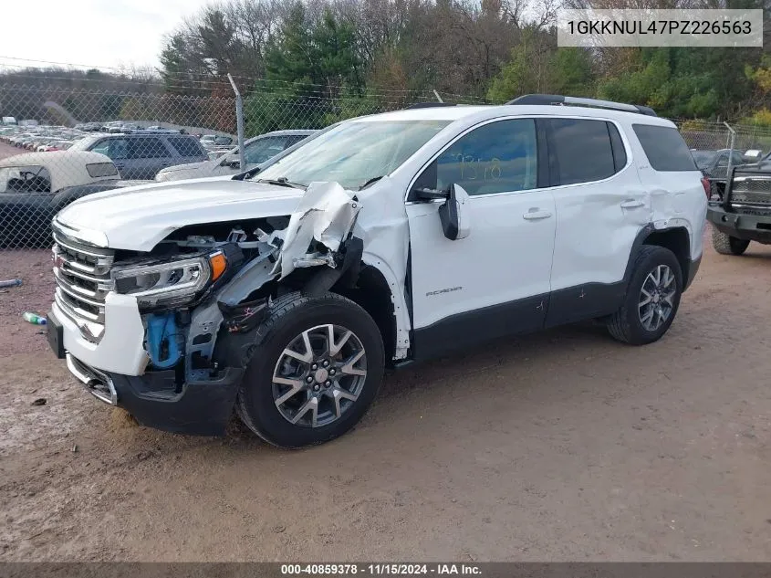 2023 GMC Acadia Awd Slt VIN: 1GKKNUL47PZ226563 Lot: 40859378