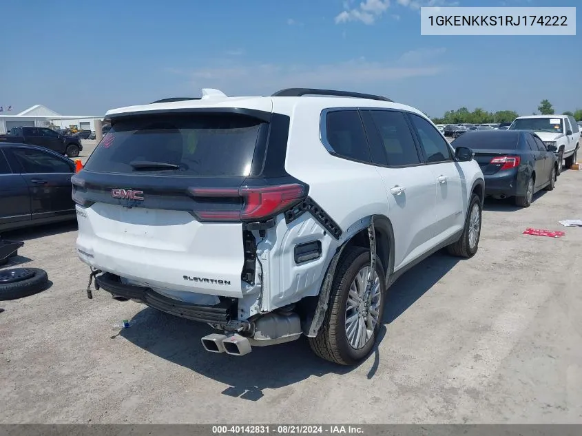 1GKENKKS1RJ174222 2024 GMC Acadia Fwd Elevation