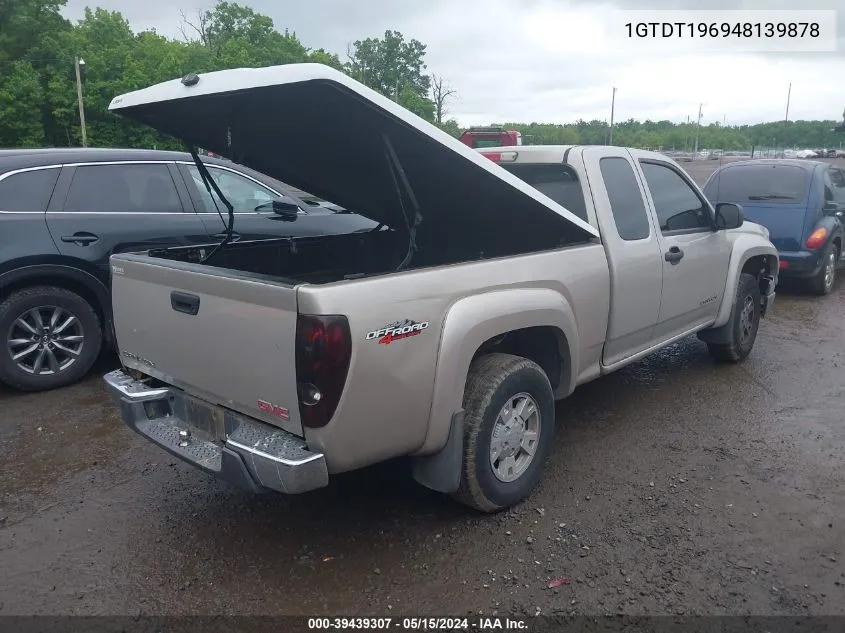 2004 GMC Canyon Sl VIN: 1GTDT196948139878 Lot: 39439307