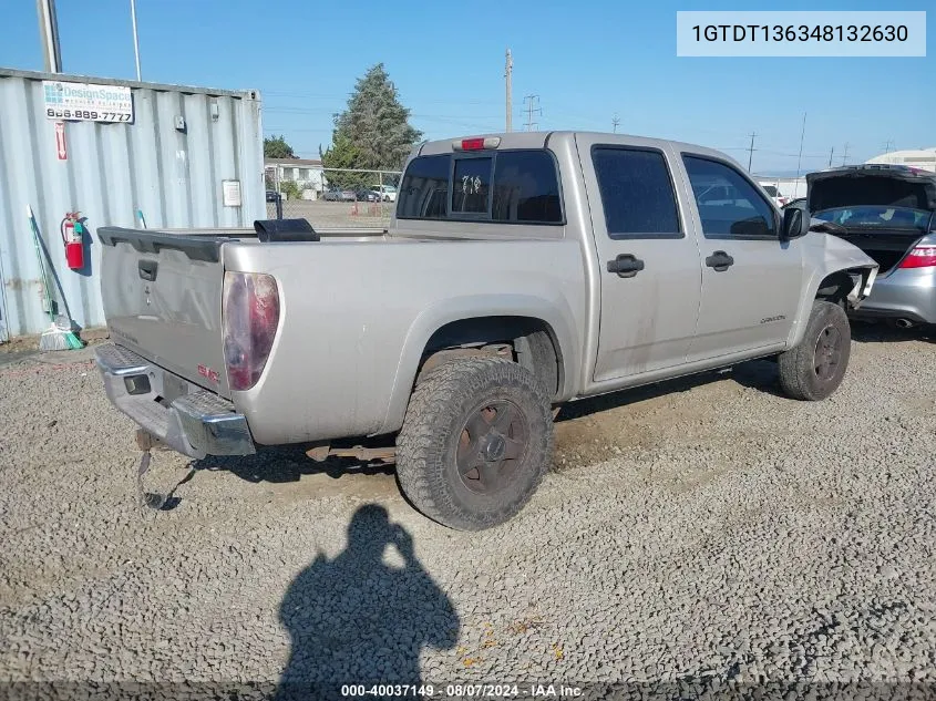 2004 GMC Canyon Sle VIN: 1GTDT136348132630 Lot: 40037149