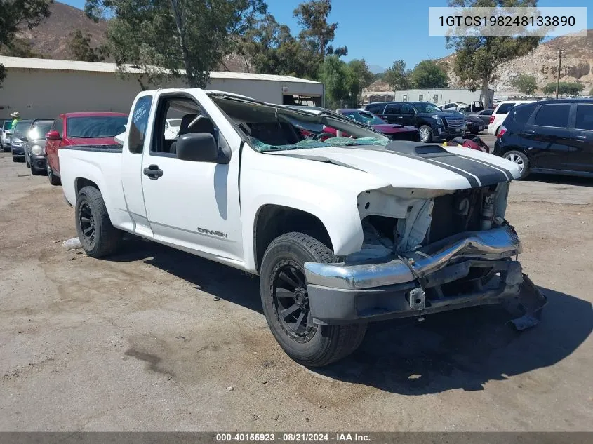 2004 GMC Canyon VIN: 1GTCS198248133890 Lot: 40155923