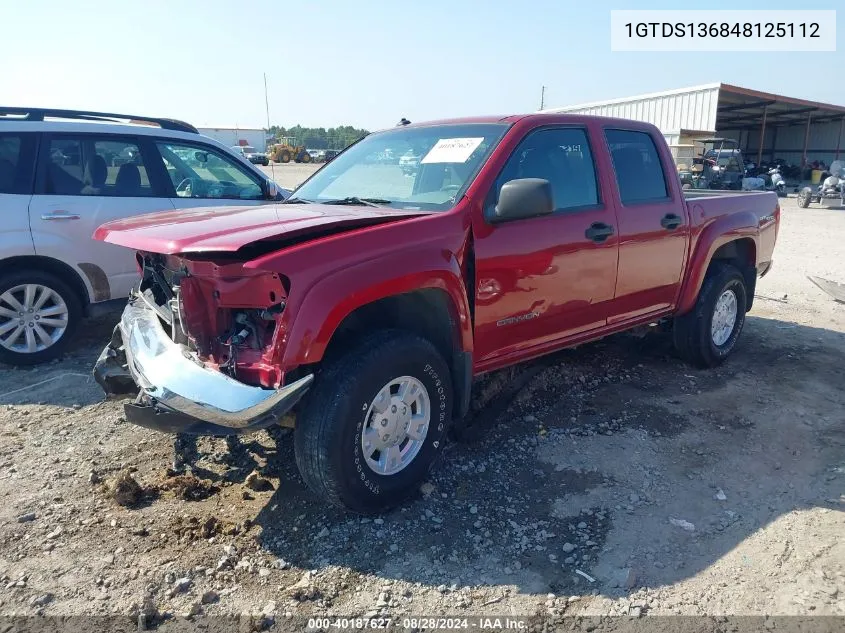 1GTDS136848125112 2004 GMC Canyon Sle