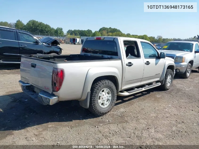 2004 GMC Canyon Sle VIN: 1GTDT136948173165 Lot: 40544318