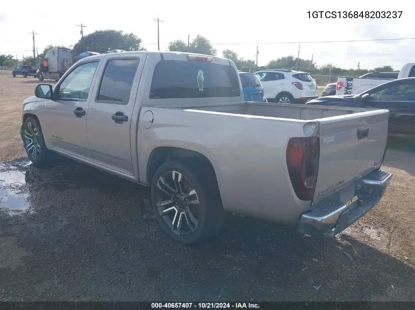 1GTCS136848203237 2004 GMC Canyon Sle