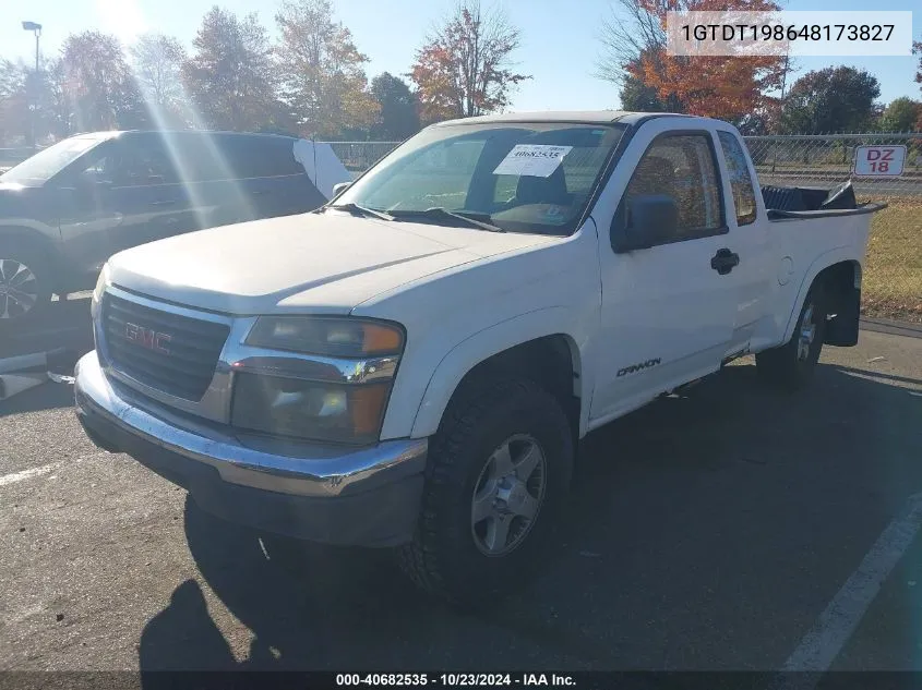 2004 GMC Canyon Sl VIN: 1GTDT198648173827 Lot: 40682535