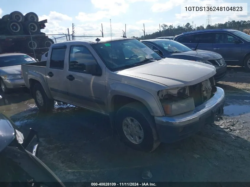 2004 GMC Canyon Sle VIN: 1GTDS136248104823 Lot: 40828109