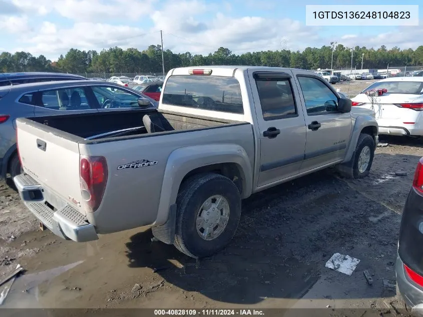 2004 GMC Canyon Sle VIN: 1GTDS136248104823 Lot: 40828109