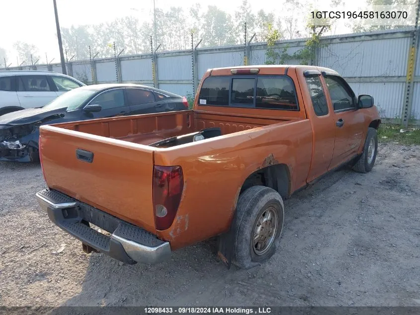 1GTCS196458163070 2005 GMC Canyon