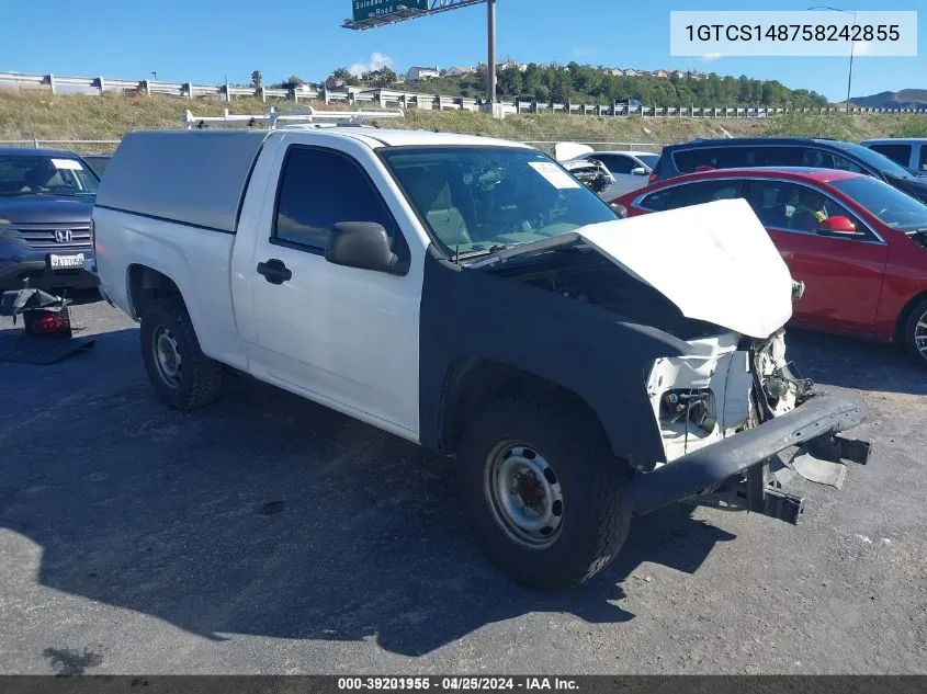 2005 GMC Canyon Fleet VIN: 1GTCS148758242855 Lot: 39201955