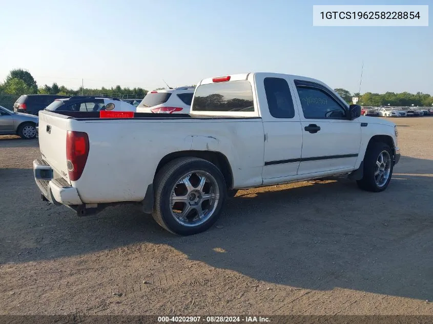 2005 GMC Canyon Fleet VIN: 1GTCS196258228854 Lot: 40202907