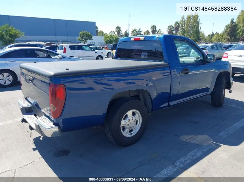 2005 GMC Canyon Sl VIN: 1GTCS148458288384 Lot: 40303831