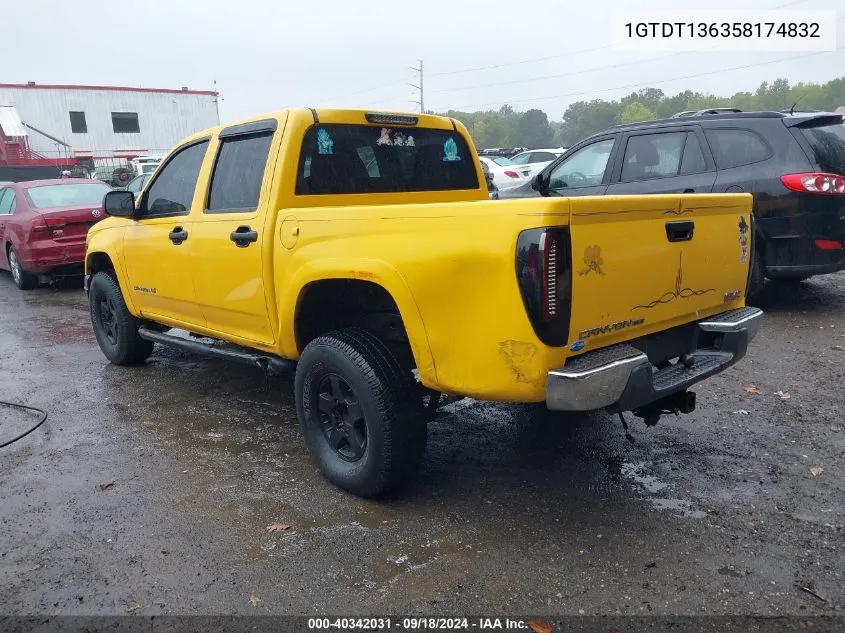 2005 GMC Canyon Sle VIN: 1GTDT136358174832 Lot: 40342031