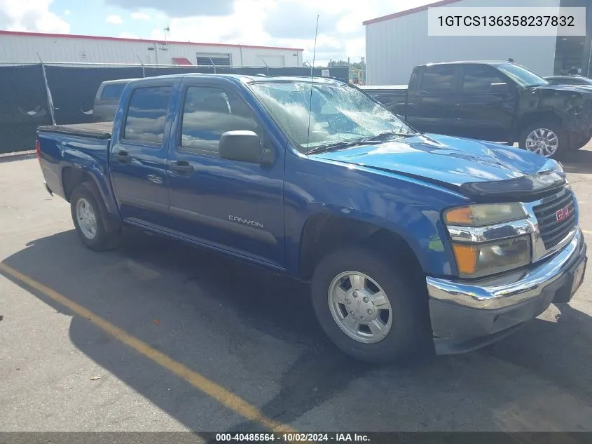 2005 GMC Canyon Sle VIN: 1GTCS136358237832 Lot: 40485564