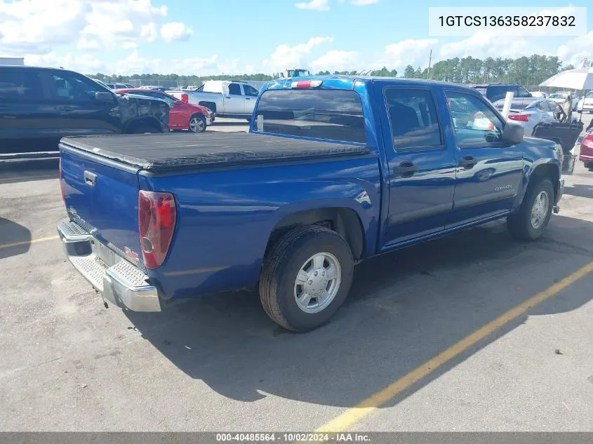 2005 GMC Canyon Sle VIN: 1GTCS136358237832 Lot: 40485564