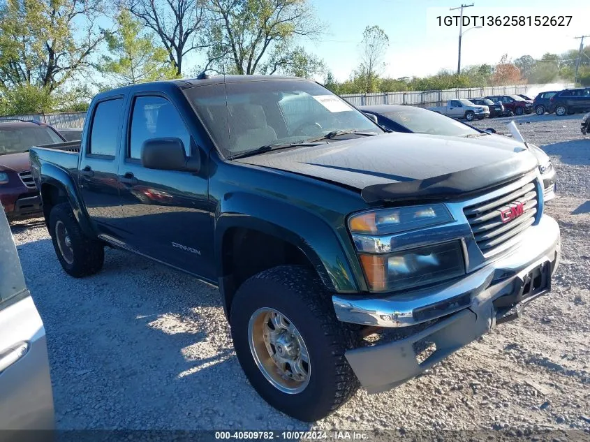 2005 GMC Canyon Sle VIN: 1GTDT136258152627 Lot: 40509782