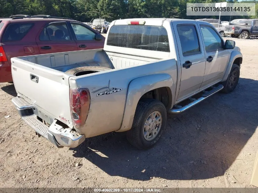 2005 GMC Canyon Sle VIN: 1GTDS136358144135 Lot: 40602269