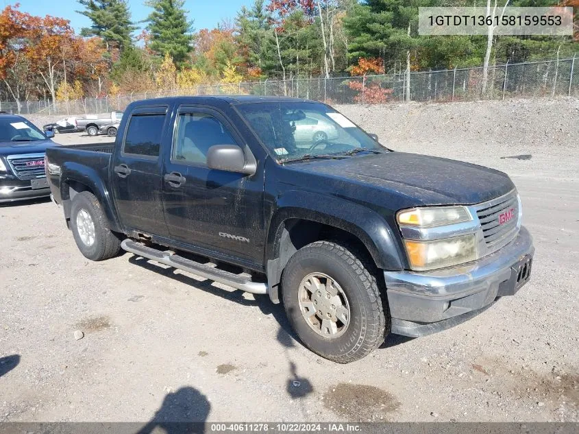 2005 GMC Canyon Sle VIN: 1GTDT136158159553 Lot: 40611278