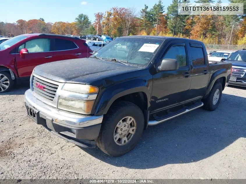 2005 GMC Canyon Sle VIN: 1GTDT136158159553 Lot: 40611278