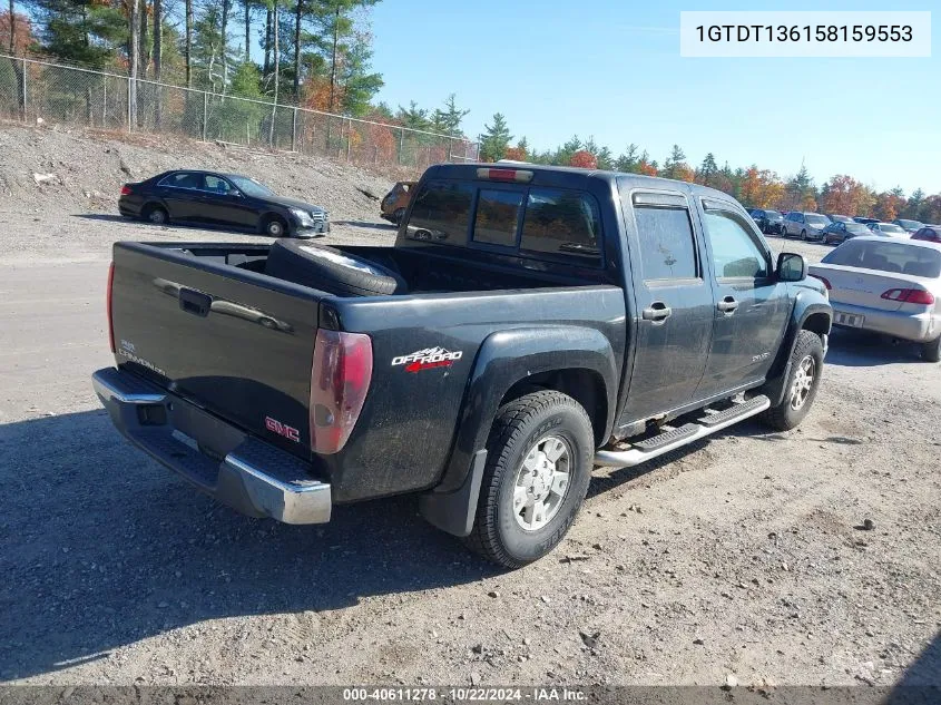 2005 GMC Canyon Sle VIN: 1GTDT136158159553 Lot: 40611278