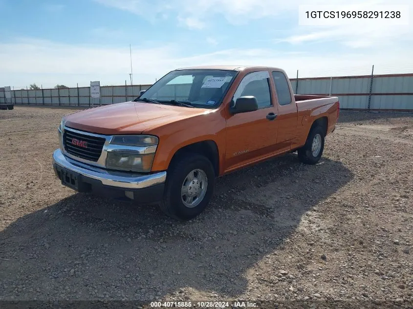 2005 GMC Canyon Sl VIN: 1GTCS196958291238 Lot: 40715885