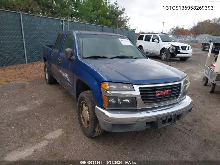 2005 GMC Canyon Sle VIN: 1GTCS136958269393 Lot: 40738341