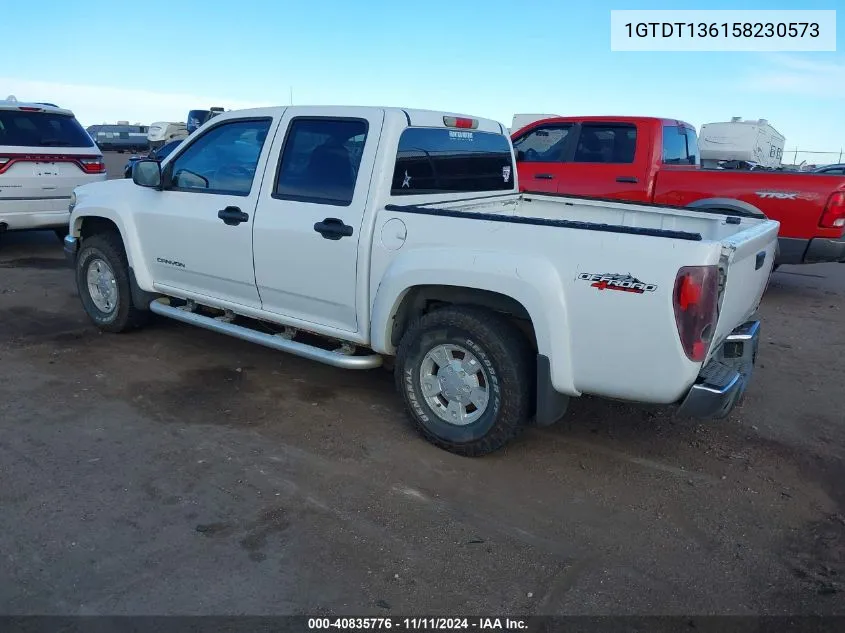 2005 GMC Canyon Sle VIN: 1GTDT136158230573 Lot: 40835776