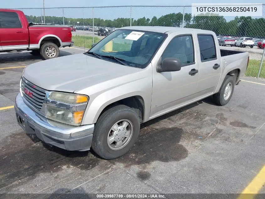 1GTCS136368250419 2006 GMC Canyon Sle2