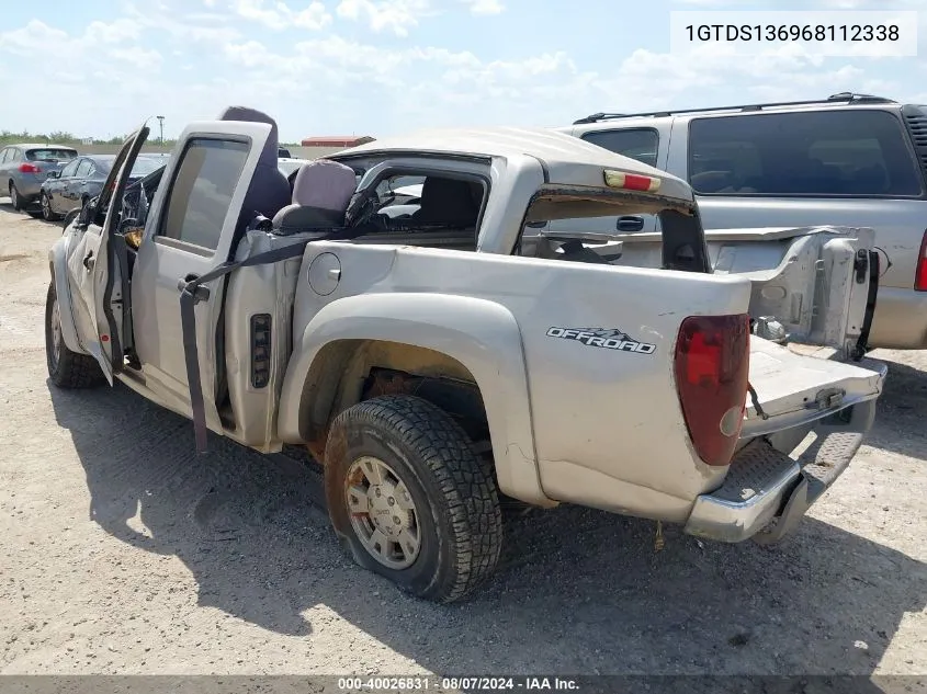 2006 GMC Canyon Sle2 VIN: 1GTDS136968112338 Lot: 40026831