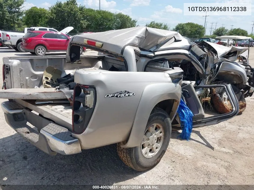 2006 GMC Canyon Sle2 VIN: 1GTDS136968112338 Lot: 40026831