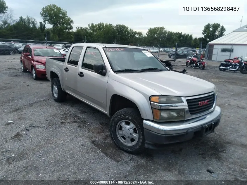 2006 GMC Canyon Sle1/Sle2/Slt VIN: 1GTDT136568298487 Lot: 40088114