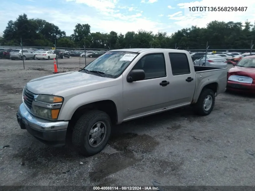 2006 GMC Canyon Sle1/Sle2/Slt VIN: 1GTDT136568298487 Lot: 40088114