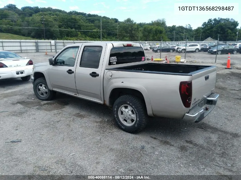 2006 GMC Canyon Sle1/Sle2/Slt VIN: 1GTDT136568298487 Lot: 40088114