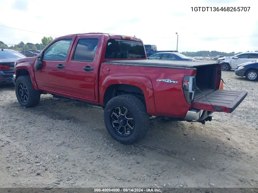 2006 GMC Canyon Sle2 VIN: 1GTDT136468265707 Lot: 40094800