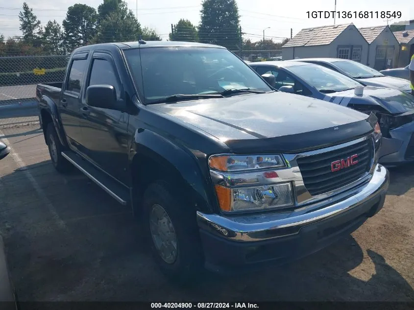 2006 GMC Canyon Slt VIN: 1GTDT136168118549 Lot: 40204900