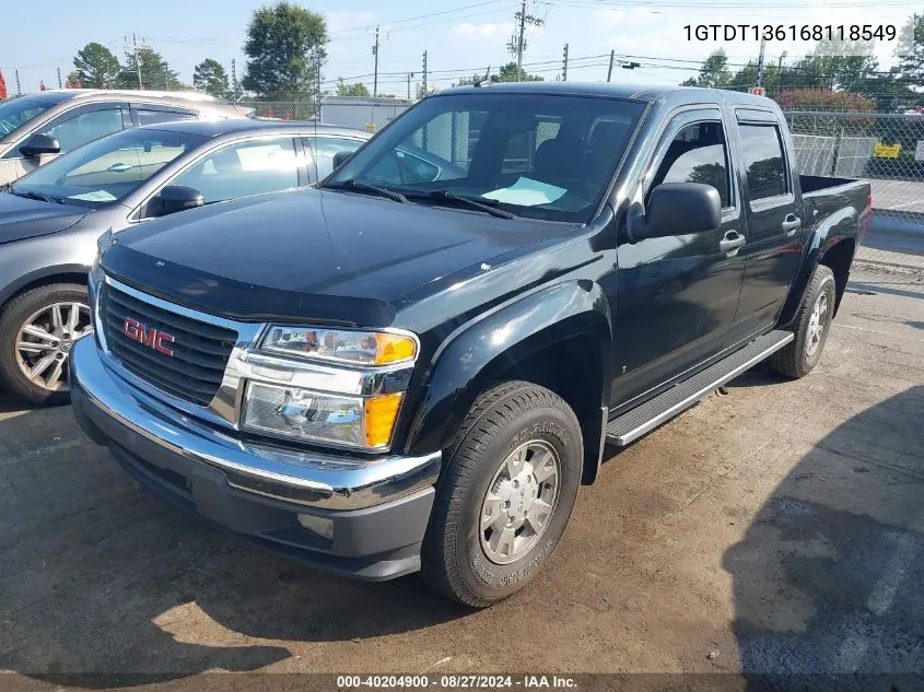 2006 GMC Canyon Slt VIN: 1GTDT136168118549 Lot: 40204900