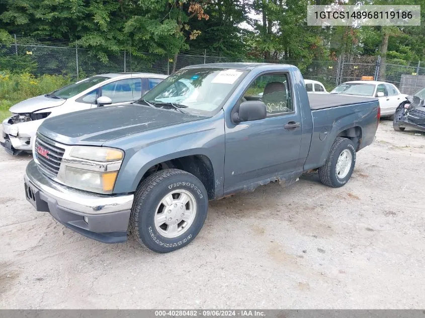 1GTCS148968119186 2006 GMC Canyon Sl