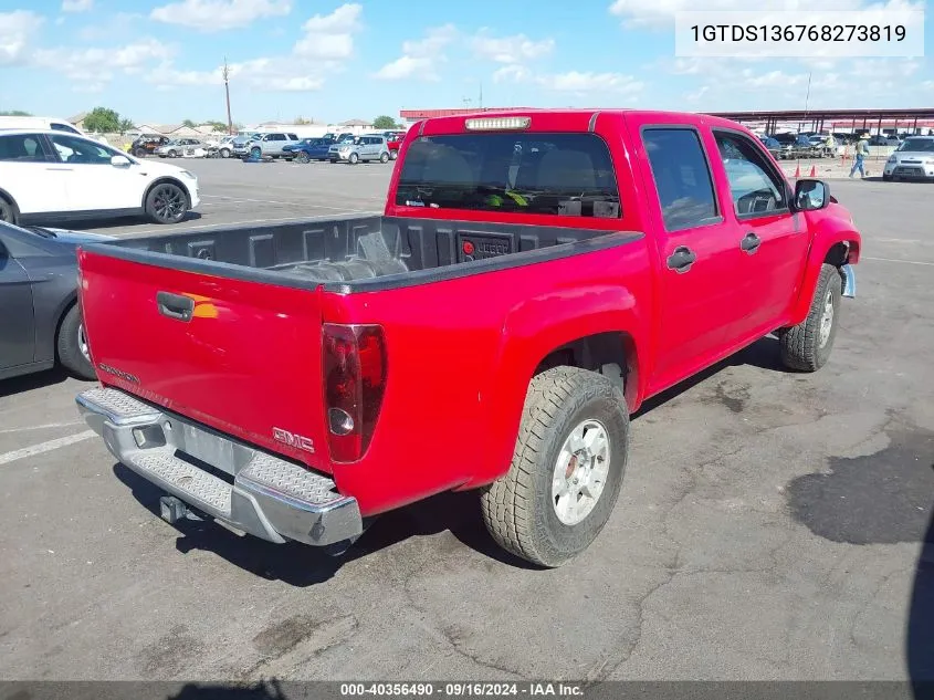 2006 GMC Canyon VIN: 1GTDS136768273819 Lot: 40356490