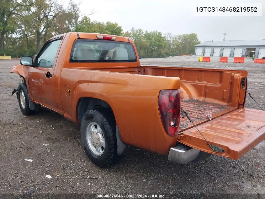 1GTCS148468219552 2006 GMC Canyon Sl