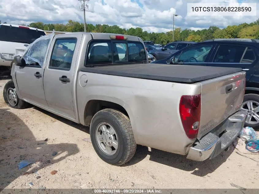 2006 GMC Canyon Sle1 VIN: 1GTCS138068228590 Lot: 40392746