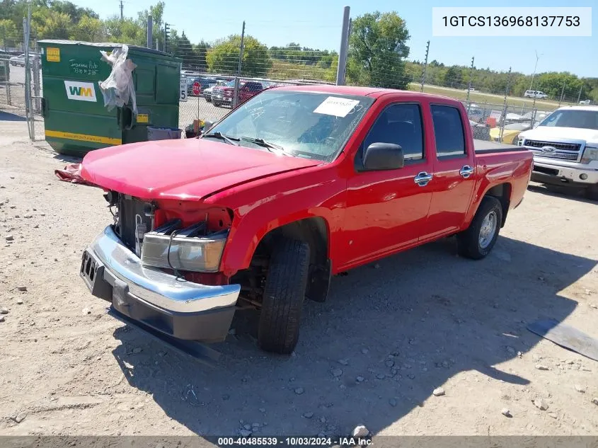 2006 GMC Canyon Sle2 VIN: 1GTCS136968137753 Lot: 40485539