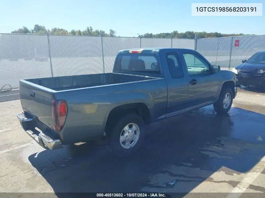 2006 GMC Canyon Sl VIN: 1GTCS198568203191 Lot: 40513602