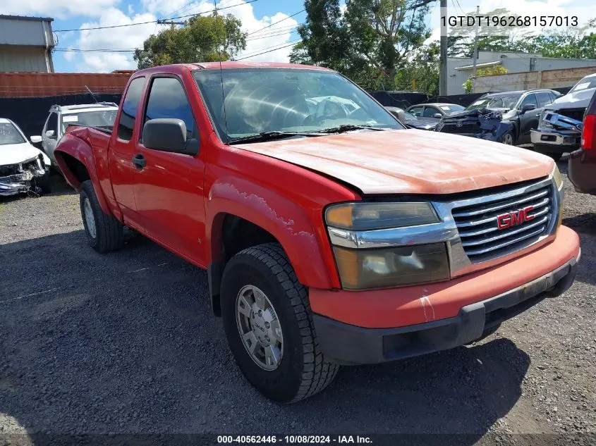 2006 GMC Canyon Sle2 VIN: 1GTDT196268157013 Lot: 40562446